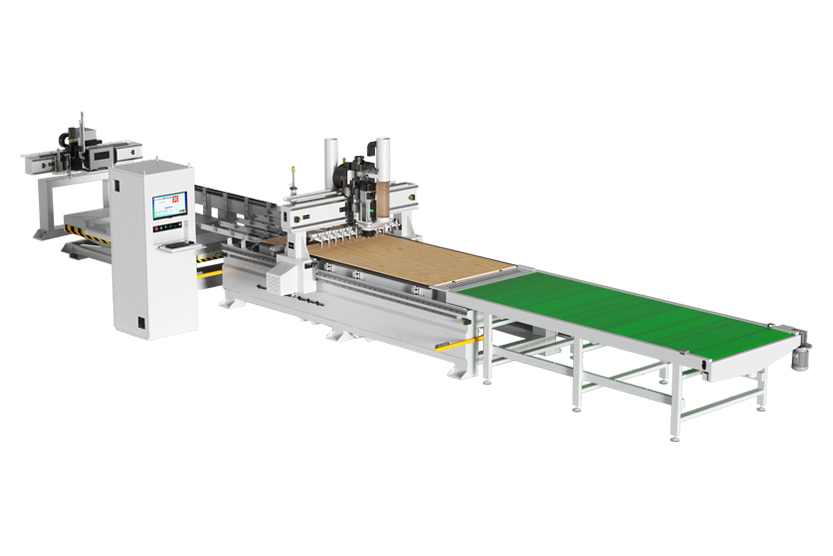 SKL-2813EL 數(shù)控貼標開料加工中心  